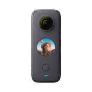 Insta360 ONE X2 Outdoor-Action-Kamera, wasserdicht, zwei 360°-Objektive, 30 fps, Sprachsteuerung