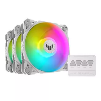 ASUS Lüfter TUF GAMING TF120 ARGB 3IN1 WHITE, 3x120mm PC-Gehäuselüfter ASUS Lüfter TUF GAMING TF120 ARGB 3IN1 WHITE, 3x120mm PC-Gehäuselüfter