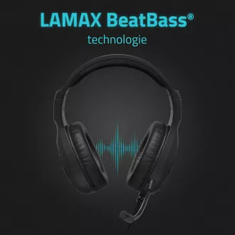 LAMAX Heroes Guard1 - Kopfhörer - schwarz