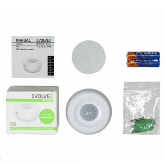 EVOLVEO PIR, intelligenter drahtloser WiFi-Decken-Bewegungssensor 360° PIR