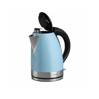 Orava VK-3217 BL elektrischer Wasserkocher, 2000 W, 1,7 l, Abschaltautomatik, hellblau