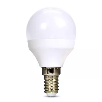 Solight LED-Glühbirne, Miniglobe, 6W, E14, 3000K, 510lm, weiß Solight LED-Glühbirne, Miniglobe, 6W, E14, 3000K, 510lm, weiß