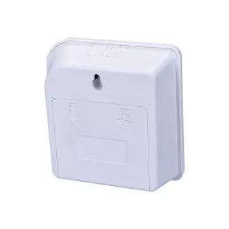 Solight Funk-Bewegungsmelder/Gong, externer PIR-Sensor, batteriebetrieben, weiß