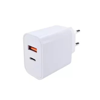 Solight USB A C 20W Schnellladegerät Universalnetzteil Solight USB A C 20W Schnellladegerät Universalnetzteil