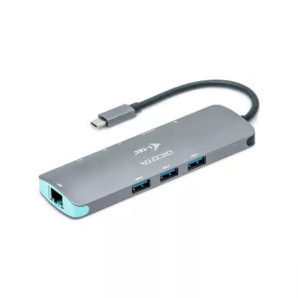 DICOTA USB-C Portable 8-in-1 Docking Station 4K HDMI/PD 100W
