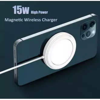 1stCOOL Wireless QI Charger 15W, tragbar, magnetisch, MagSafe kompatibel, weiß 1stCOOL Wireless QI Charger 15W, tragbar, magnetisch, MagSafe kompatibel, weiß