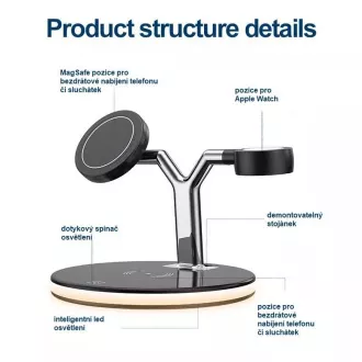 1stCOOL Drahtlose QI-Ladestation 3in1, MagSafe-kompatibel 1stCOOL Drahtlose QI-Ladestation 3in1, MagSafe-kompatibel