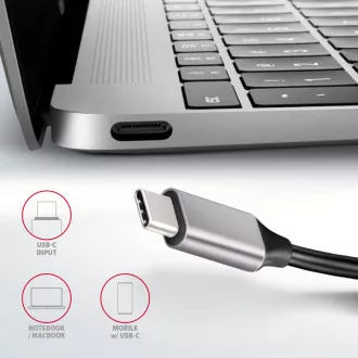 AXAGON HMC-HCR3A, USB 3.2 Gen 1 Hub, 3x USB-A Anschlüsse, HDMI 4k/30Hz, SD/microSD, USB-C Kabel 20cm AXAGON HMC-HCR3A, USB 3.2 Gen 1 Hub, 3x USB-A Anschlüsse, HDMI 4k/30Hz, SD/microSD, USB-C Kabel 20cm