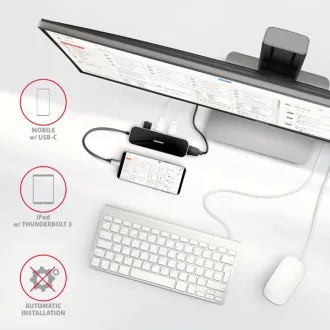 AXAGON HMC-6H4A, USB 3.2 Gen 1 Hub, 4x USB-A Anschlüsse, HDMI 4k/30Hz, PD 100W, USB-C Kabel 20cm AXAGON HMC-6H4A, USB 3.2 Gen 1 Hub, 4x USB-A Anschlüsse, HDMI 4k/30Hz, PD 100W, USB-C Kabel 20cm