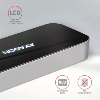 AXAGON HMC-6H4A, USB 3.2 Gen 1 Hub, 4x USB-A Anschlüsse, HDMI 4k/30Hz, PD 100W, USB-C Kabel 20cm AXAGON HMC-6H4A, USB 3.2 Gen 1 Hub, 4x USB-A Anschlüsse, HDMI 4k/30Hz, PD 100W, USB-C Kabel 20cm