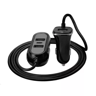 TRACER Autoladegerät 12-24V Multicharge 3xUSB 7, 2A PD 18W TRACER Autoladegerät 12-24V Multicharge 3xUSB 7, 2A PD 18W