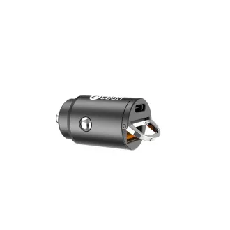 C-TECH USB-Autoladegerät UCC-02, 1x Typ C   1 x Typ A, 30W