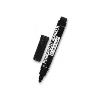 Marker Centropen 8566 permanent schwarz zylindrische Spitze 2,5mm