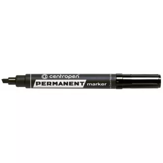 Marker Centropen 8576 permanent schwarz Keilspitze 1-4,6mm