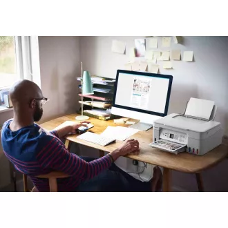 Canon PIXMA Drucker weiß G3470 WHITE (nachfüllbare Tintenpatronen) - MF (Drucken, Kopieren, Scannen), USB, Wi-Fi - A4/11min. Canon PIXMA Drucker weiß G3470 WHITE (nachfüllbare Tintenpatronen) - MF (Drucken, Kopieren, Scannen), USB, Wi-Fi - A4/11min.