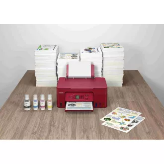 Canon PIXMA Drucker Red G3470 RED (nachfüllbare Tintenpatronen) - MF (Drucken, Kopieren, Scannen), USB, Wi-Fi - A4/11min. Canon PIXMA Drucker Red G3470 RED (nachfüllbare Tintenpatronen) - MF (Drucken, Kopieren, Scannen), USB, Wi-Fi - A4/11min.