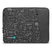 CONNECT IT Doodle-Tasche für Laptop 13,3