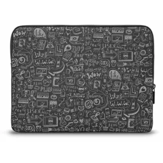 CONNECT IT Doodle-Tasche für Laptop 13,3", schwarz CONNECT IT Doodle-Tasche für Laptop 13,3", schwarz