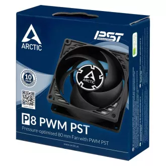 ARCTIC Lüfter P8 PWM PST 80 x 80 x 25mm, schwarz