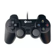 C-TECH Gamepad Callon für PC/PS3, 2x analog, X-Eingang, vibrierend, 1, 8m Kabel, USB