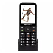 EVOLVEO EasyPhone LT, Mobiltelefon für Senioren mit Ladestation, schwarz - Gebraucht