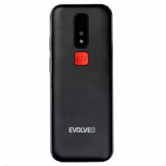 EVOLVEO EasyPhone LT, Mobiltelefon für Senioren mit Ladestation, schwarz
