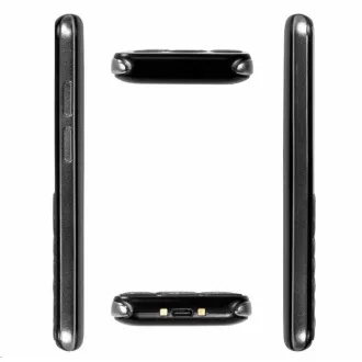 EVOLVEO EasyPhone LT, Mobiltelefon für Senioren mit Ladestation, schwarz