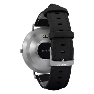 Garett Smartwatch Verona silber, schwarzes Armband