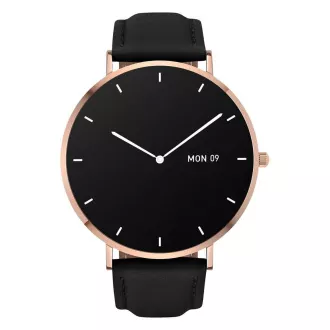 Garett Smartwatch Verona gold, schwarzes Armband