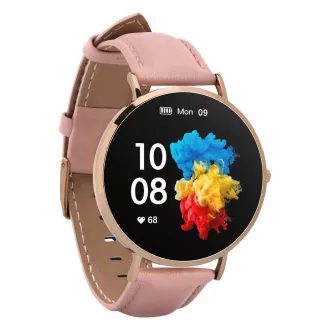Garett Smartwatch Verona Gold, rosa Armband