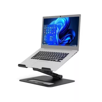 PORT Dockingstation mit verstellbarem Laptop-Ständer für bis zu 7 Peripheriegeräte über USB-C, schwarz PORT Dockingstation mit verstellbarem Laptop-Ständer für bis zu 7 Peripheriegeräte über USB-C, schwarz