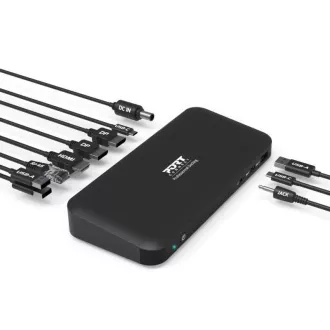 PORT Dockingstation für bis zu 9 Peripheriegeräte über USB-C, schwarz