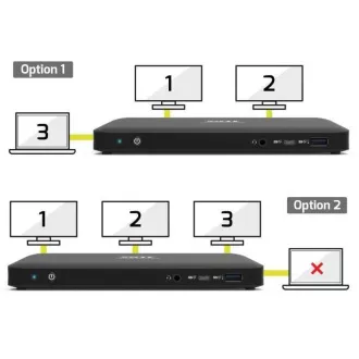 PORT Dockingstation für bis zu 9 Peripheriegeräte über USB-C, schwarz