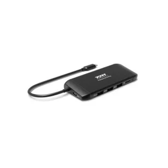 PORT 8-in-1-Dockingstation mit bis zu 100 W Leistung PORT 8-in-1-Dockingstation mit bis zu 100 W Leistung
