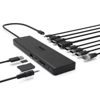 PORT 11-in-1-Dockingstation mit bis zu 100 W Leistung PORT 11-in-1-Dockingstation mit bis zu 100 W Leistung