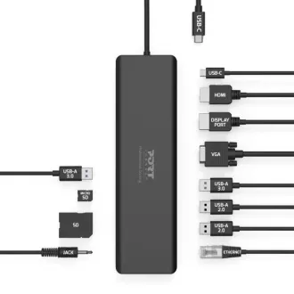 PORT 11-in-1-Dockingstation mit bis zu 100 W Leistung PORT 11-in-1-Dockingstation mit bis zu 100 W Leistung