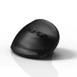 PORT vertikale kabellose ergonomische Maus, BT, 2, 4 GHz, USB-A/C, Rechtshänder, schwarz