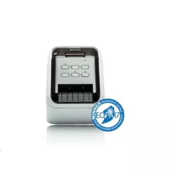 BROTHER Etikettendrucker QL-810W - 62mm, thermisch, USB WIFI Profi-Etikettendrucker /Beim Kauf DK-22251 drucken rot /