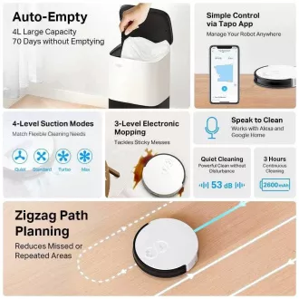 TP-Link Tapo RV10 [Roboter-Staubsauger und Mopp]