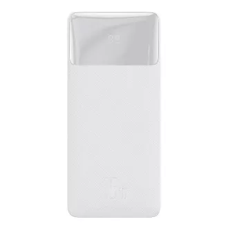 Baseus Bipow Powerbank mit digitaler Anzeige 30000mAh 15W weiß Baseus Bipow Powerbank mit digitaler Anzeige 30000mAh 15W weiß