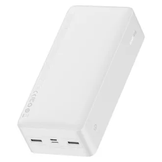 Baseus Bipow Powerbank mit digitaler Anzeige 30000mAh 15W weiß Baseus Bipow Powerbank mit digitaler Anzeige 30000mAh 15W weiß