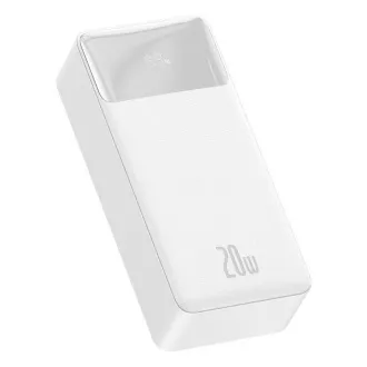 Baseus Bipow Powerbank mit digitaler Anzeige 30000mAh 20W weiß