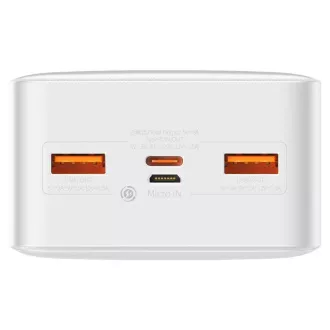 Baseus Bipow Powerbank mit digitaler Anzeige 30000mAh 20W weiß