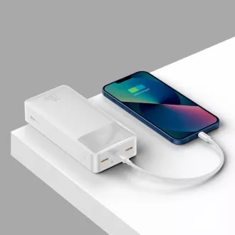 Baseus Bipow Powerbank mit digitaler Anzeige 30000mAh 20W weiß