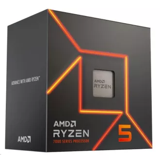 CPU AMD RYZEN 5 7600, 6 Kerne, 3.8GHz, 38MB Cache, 65W, Sockel AM5, BOX