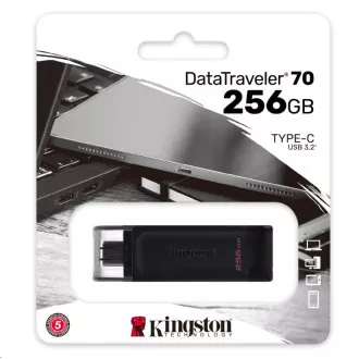 Kingston Flash Drive 256GB DataTraveler DT70 (USB-C) Kingston Flash Drive 256GB DataTraveler DT70 (USB-C)