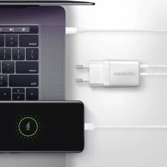AXAGON ACU-PQ30W, Ladegerät 30W, 2x Anschluss (USB-A USB-C), PD3.0/PPS/QC4 /SFC/AFC/Apple, weiß AXAGON ACU-PQ30W, Ladegerät 30W, 2x Anschluss (USB-A USB-C), PD3.0/PPS/QC4 /SFC/AFC/Apple, weiß