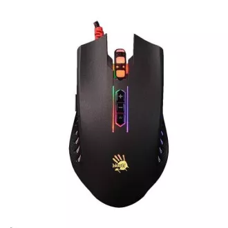 A4tech Gaming-Maus BLOODY Q81, 3200DPI, USB, RGB, schwarz