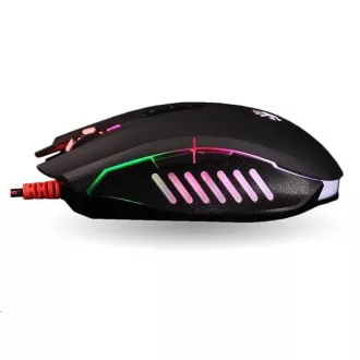 A4tech Gaming-Maus BLOODY Q81, 3200DPI, USB, RGB, schwarz