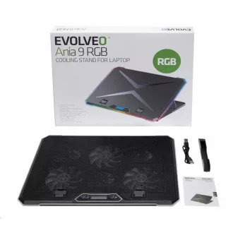 EVOLVEO Ania 9 RGB, verstellbarer Laptop-Ständer EVOLVEO Ania 9 RGB, verstellbarer Laptop-Ständer